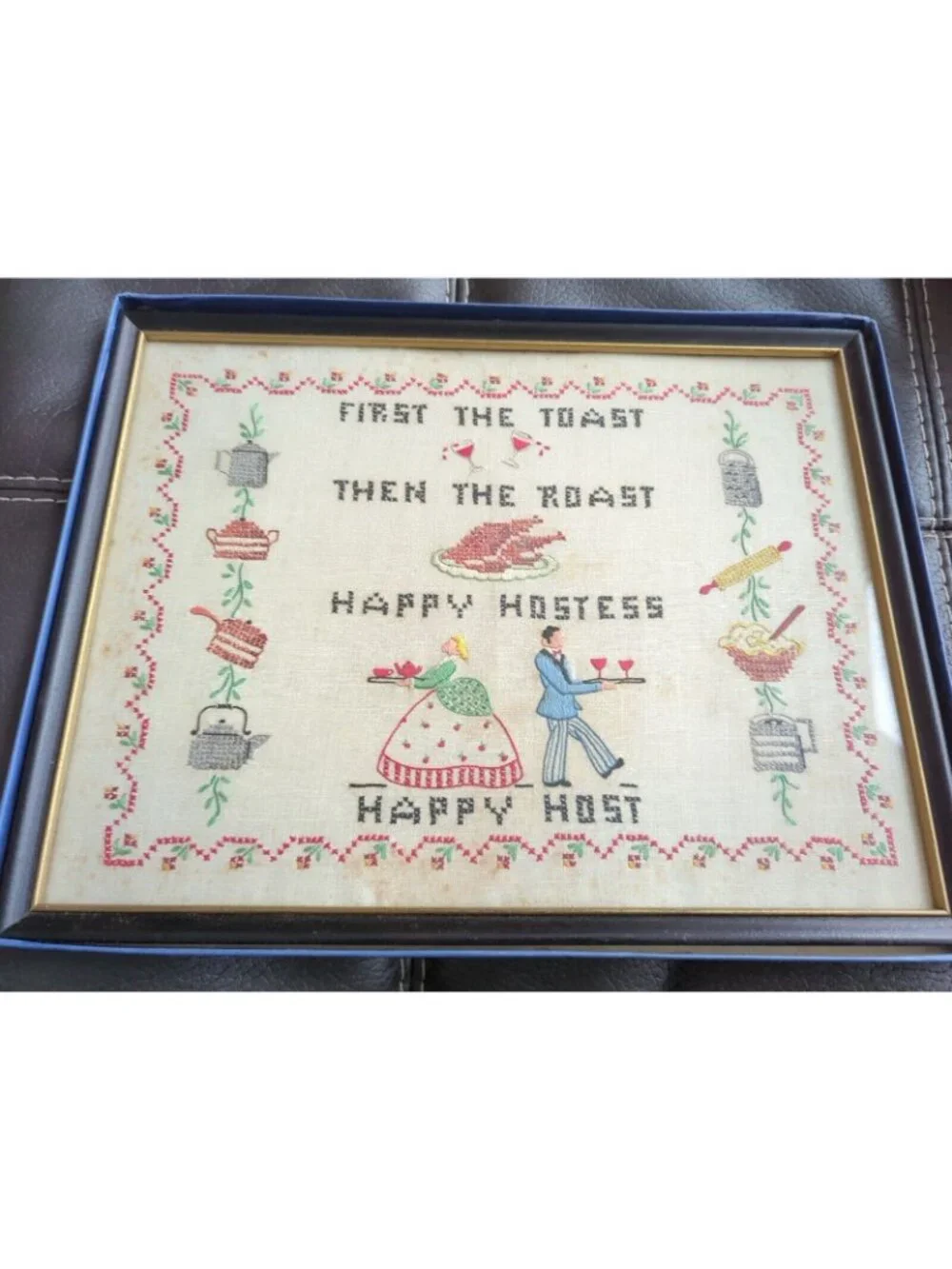 Rare VTG 1960s “Cross Stitch Sampler” Bucilla Creative Needlecraft Kit #1891